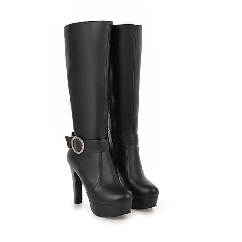 Riding Boot Short - Knee High Boots Women Fashion Autumn