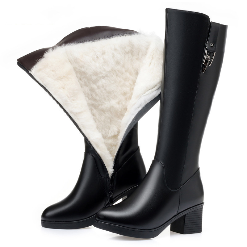 Riding Boot Short - AIYUQI Winter Women Long Boots Genuine