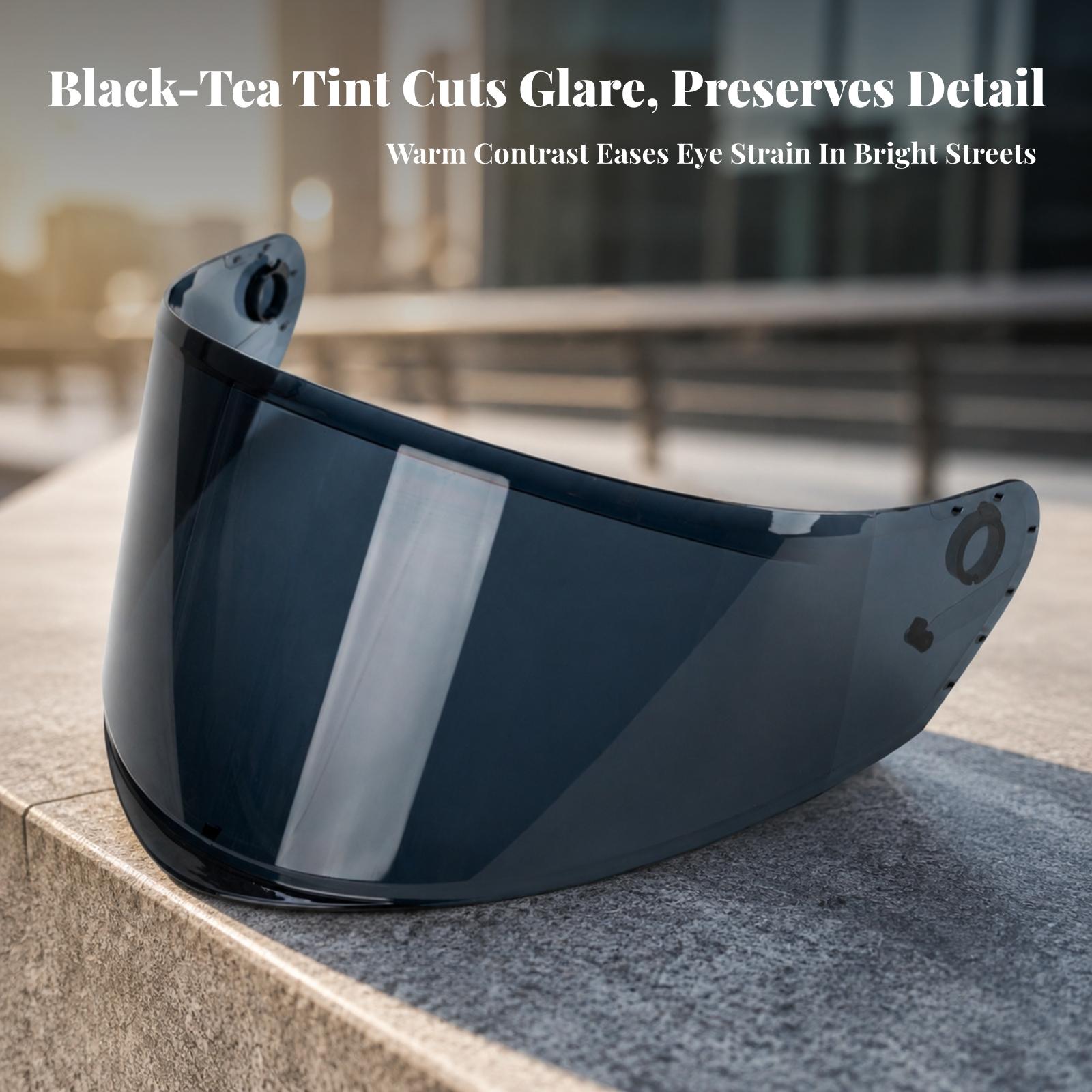 Helmet Full Face - Full-Face Helmet Visor Anti-Scratch Motorcycle Helmet