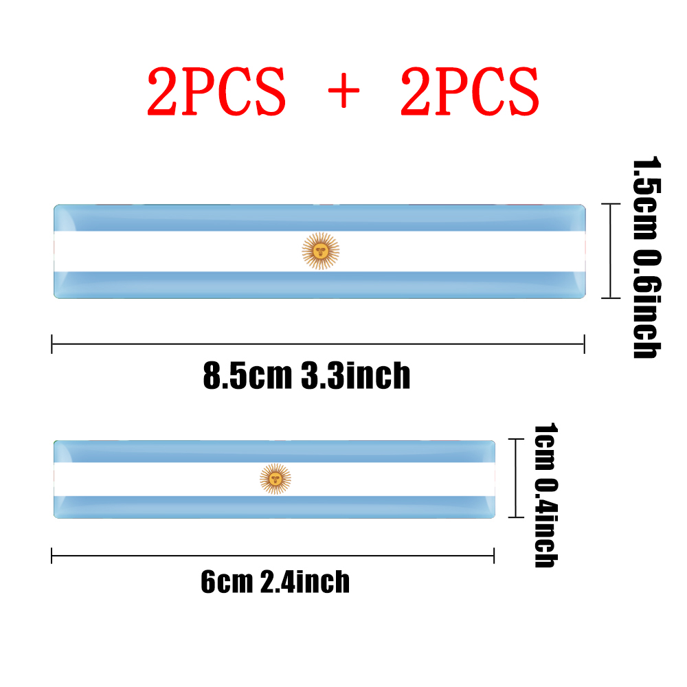 4pcs 3D Epoxy Flag Badge Auto  - Motorcycle Gear Hub review and price