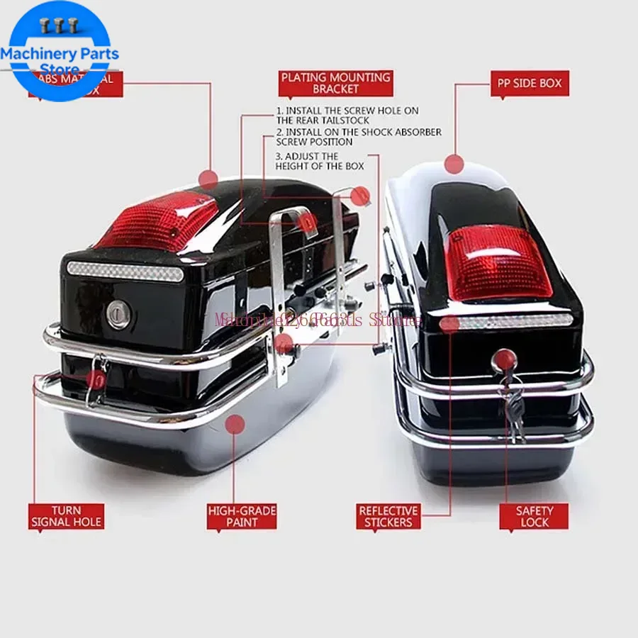 24L Motorcycle Side Boxs Lugga - Motorcycle Gear Warehouse review and price