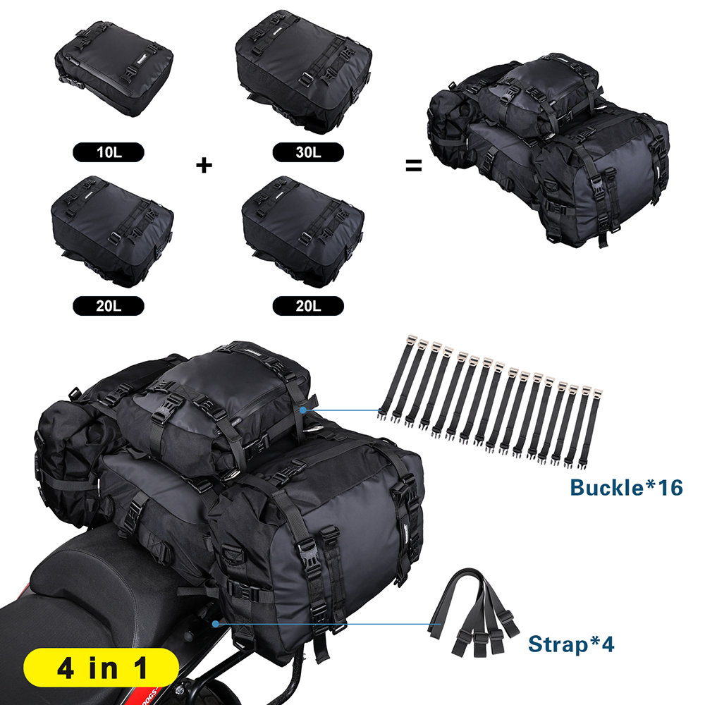 Rhinowalk Motorcycle Rear Seat - Motorcycle Gear Warehouse review and price