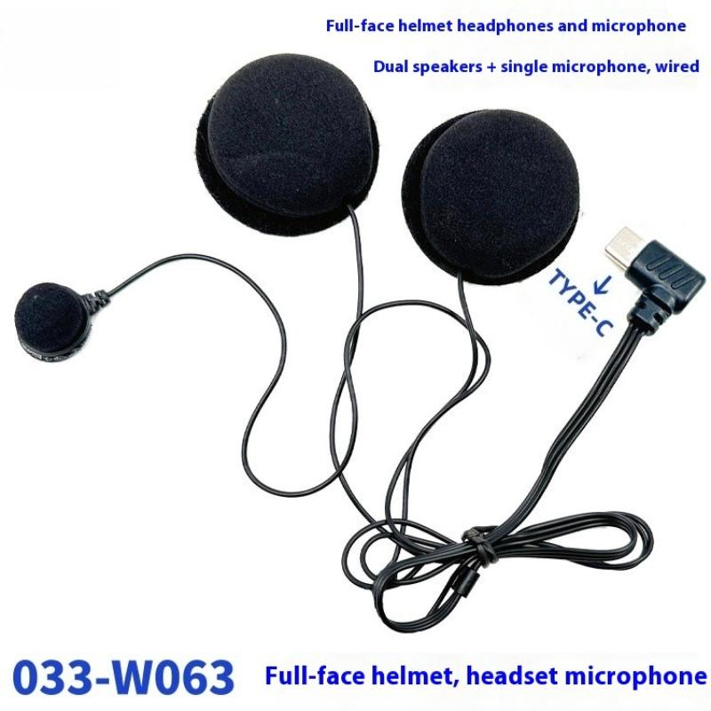 1Pc Type-C Plug HD Noise Reduc - Helmet Full Face review and price