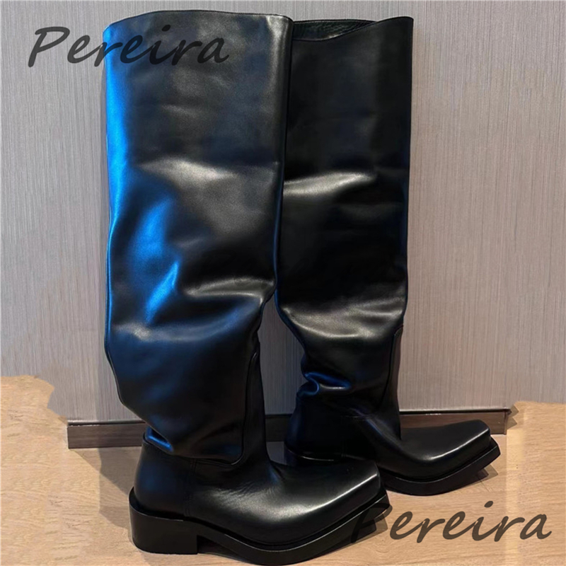 Thick Soled Over The Knee Boot - Riding Boot Short review and price